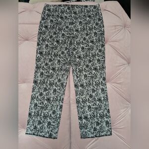 Jules & Leopold Black and White Stretchy Patterned Comfortable Leggings